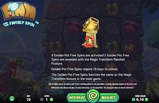Игра Finn and the Swirly Spin - правила фриспинов Правила фриспинов в игре Finn and the Swirly Spin