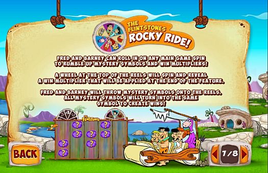 Игра The Flintstones - правила фриспинов Правила фриспинов в игре The Flintstones