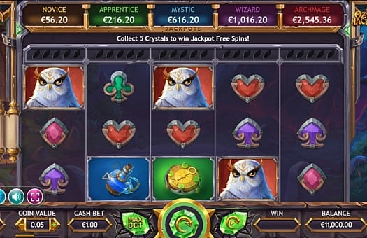 Игровой автомат Ozwins Jackpots - призовая комбинация на линии Призова комбинация на линии в игровом автомате Ozwins Jackpots