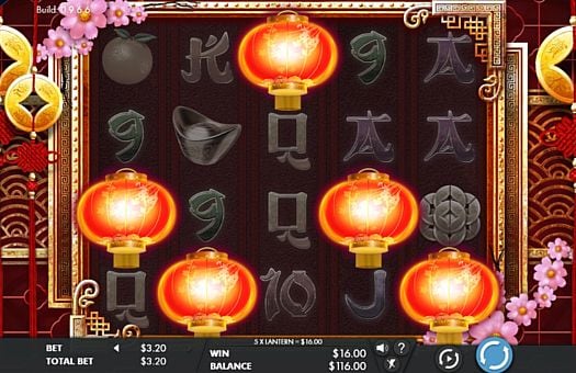 Игровой автомат Year of the Dog - выигрышная комбинация с диким знаком Выигрышная комбинация символов вигровом автомате Year of the Dog