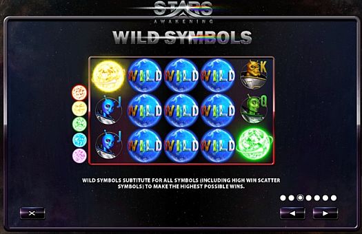 Онлайн слот Stars Awakening - Wild Wild в онлайн слоте Stars Awakening