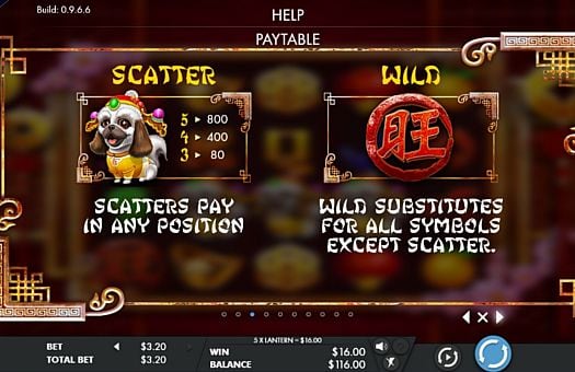 Онлайн слот Year of the Dog - Wild и Scatter Wild и Scatter в онлайн слоте Year of the Dog
