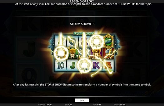 Слот Legend of Loki - игровые бонусы Игровые бонусы в слоте Legend of Loki